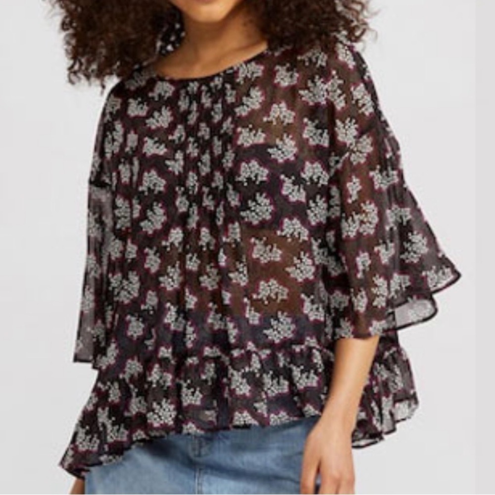 Anna Sui x Uniqlo Chiffon Top